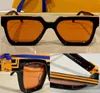 Millionaire Sunglasses M96006WN mens or womens Million glasses old flower embossed orange lenses fashion classic black frame mirro9724652