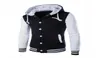 Swagwhat Mens Hoodies con cappuccio patchwork a strisce patchwork Giacca da baseball Felpette College Varsity cappotti con cappuccio sottile uomo vestiti LJ2008269978020