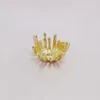 Charms 50pcs 14 15mm Gold Color Small Core Flower Charm Blossom For Clothing DIY Handmade Hairpin Fashion Jewelry Making