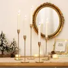 Kandelhouders 3 stks/set Taper Holder Tall Metal Candlestick voor dikke tafels Mantel middelpunt bruiloftsfeestje