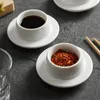 Mugs 3 Pcs Small Ceramic Bowls Sauce Dish Tableware Japanese-style Dipping Digging Ceramics Ingredient Dishes