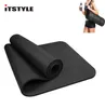 ItStyle 10mm NBR Övning Yoga Mat Extra tjock hög densitet Fitness med bärrem för Pilates Workout7190593
