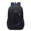 Backpack de grande capacidade Men Nylon High School Sacha para adolescentes Meninos de Back Pack