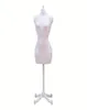 Hängande rack kvinnliga mannequin kropp med stativ dekor klänning bildar full skärmssömmande modell smycken306g71255858006960