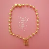 Подлинное золотое ожерелье снежинки для дружбы для женщин мужчин на 50 украшениях с подарками в европейском стиле Pul1215Oro04361084