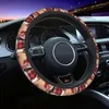 Steering Wheel Covers 38cm Scottish Terrier Cute Puppies For Animal Dog Lover Braid On The Cover