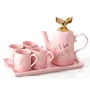 Wine Glasses Cup Set Water Ware Ceramic Kettle High Temperature Resistant Teapot Teacup Household Drinking