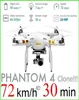 Phantom 4 Pro HD Camera HD Aereo RC Aeromobile WiFi FPV Modifica regolabile Altitudine Tenere un tasto ReturnTake Off Quadcopter Droni1233368