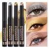 8 -stcs/set oogschaduw pen stick highlighter bronzers maquiaGem Eyes make -up gladde hoog gepigmenteerde glitter romige stralende lumineuze duurzaam 240408