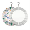 Party Decoration 8Pcs 8 Inch Sublimation Wind Spinner Blanks 3D Spinners Hanging For Indoor Outdoor Garden