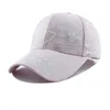 Ball Caps Adjustable Baseball Cap Casual Long Brimmed Versatile Sports Hat Graffiti Print Sun Spring Summer