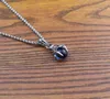 Colliers pendants bijoux punk bijoux bleu dragon noir perle gothique gothique collier argent couleur en acier inoxydable chaîne 5664191