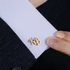 Gemelos Personalizados Boda Letter название запонки для Mencustom инициалы кнопки манжеты свадебные подарки рубашка мужчина ювелирные манжеты 240408