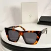 Okulary przeciwsłoneczne dla kota luksusowe designerskie okulary przeciwsłoneczne czarna rama octanowa z retro mody lunettes de soleil mody projektowy oka