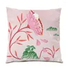 Pillow Fashion Decorative Cover 45x45 S Covers Velvet Fabric Polyester Linen Flower Living Room Decoration Home E0757