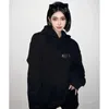 High quality designer clothing early autumn blcg black tape Cola wave embroidery mens womens Terry Hooded Sweater Top