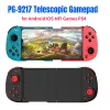 Gamepads pg9217 controller gamepad telescopico bluetoothcomptible mini joystick per trigger pubg per Android ns iOS con retroilluminazione a LED