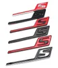ABS S Badge Emblem For AMG SAMG E63S C63S GLC63S GLE63S GLS63S GTS GT43S GTR GT53 GT50 CLA45S Car Trunk Stickers6185619