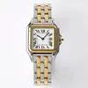 Luxe gouden dames kijken topmerk 27 mm designer horloges diamant dames polshorloge Valentijnsdag kerstdag cadeau roestvrijstalen polshorloges band