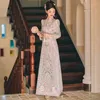 Ethnic Clothing Chinese Style Champagne Xiuhe Suit Women High Quality Qipao Dress For Wedding Party Traditional Cheongsam Toast
