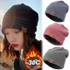 Cycling Caps 2024 Winter Warm Beanie Hat للرجال قبعة محبوكة للهيب هوب الصوف الكثيف القبعات القبعات القبعات