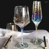 Wine Glasses 1Pcs Party White Champagne Coupes Cocktail Glass Flutes Cup Goblet Plating Plastic Beer Whiskey Cups