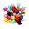 5 Sets Love Heart Round Shaped Magnetic Connected Clasps Beads Charms End Caps for DIY Couple Bracelet Necklace Making 240408