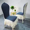 Couvre la chaise de style européen Universal Cover Creat Couring Couring Matching Home Decor Fashion Jacquard Dining Cove