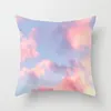 Pillow Pink Sky Cloud Pillowcase Sofa Office Cover Home Decor