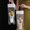 Fiori decorativi per tulipano artificiale bouquet abbracci ornamenti per auto del secchio per la casa decorazioni del soggiorno