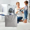 Sac à linge 50L Hamper Dirty Hamper Vêtements autoportants Panier pliable avec un joli sac