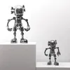 Dessin animé Robot Personnalité créative Doll Dolcrafts Childrens Room Booktop Table basse décorations Sculpture Ornements modernes 240408