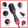 3 po en 1 sèche-cheveux Brosse à air Brusseur Styler et volumizer Coiffure Curler Curler Rouleau Rouleau One Step Electric Ion Blow Dryer Brush 240401