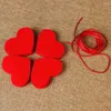 Party Decoration 85Red Hearts Felt Garland Valentines Day Red Heart Hanging String Valentine Wedding Birthday Decor Supplies