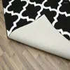 Blankets Black/White 5'x7' Geometric Indoor Area Rug Blanket