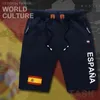 Kingdom of Spanje Espana Mens Shorts Beach Board Flag Training Zipper Pocket Sweat ESP Spaans Spanjaard 240410