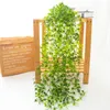Decorative Flowers 100cm Vine Artificial Plant Hanging Rattan Garland For Home Wedding Garden Indoor Wall Decoration