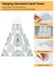 Handduk bohemisk mandala blomma hand handdukar hem kök badrum hängande diskdukar slingor snabb torr mjuk absorberande medel