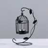 Candle Holders Heat-resistant Long Lasting Decorative Creative Vintage Bird Cage Shape Candlelight Stand Party Supplies