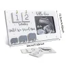 Album Data di nascita di The Baby Photo Commemorate Frame Picture Album Picture Immagine per bambini Growing Memoria Frame di legno Souvenir Gift