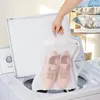 Bolsas de lavanderia Bolsa seca útil de secagem rápida organizador de armazenamento de máquina de lavar roupa de cor branca material doméstico