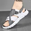 Slippers Original Sandals For Men Casual Beach Fashion Summer Trend Wear-resistant Seller Round Toe Comfortable Shoe