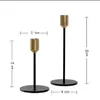 Kandelaars Modern Minimalistisch Candlestick Fashion Wedding Stand Room Restauratie Decoratie Luxe metalen tafel Crafts