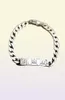 Bracelet punk de mode bracelet bracele hommes femmes designer chain cubain bijoux en acier inoxydable femmes sterling argent hip hop bracelets b6951029