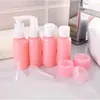 Lagringsflaskor bärbar resor kosmetisk flask kit personlig vård smink container med flygspray lotion grädde pump