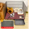 Cat Carriers Household Cages Indoor Villa Oversized Free Space With Toilet One Kitten Dedicated Supplies Two-story Cage House