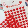 Gift Wrap Red Heart Korea Stickers Scrapbooking Material Po Journal Kid's Toy Decorative 3D Fabric Felt Sticker Stationery