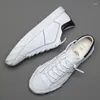 Fitness Shoes 2024 Vulcanized Trendy Casual Men's Black British Fashion Soments England All-Match Sneakers