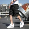 Sommer Cargo Men Shorts Frühling Casual Fashion Cotton Joggers Baggy Männer Sweatshorts Mehrfach-Tasten losen Hosen Männer Kleidung 240412