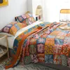 Blankets All-cotton Air Conditioning Towel Blanket Summer Cooling Quilt Ethnic Style Bedspread On The Bed Sofa Cover Camping Supplies